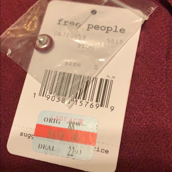 Free People shirt Women’s Size Small - Picture 2 of 4